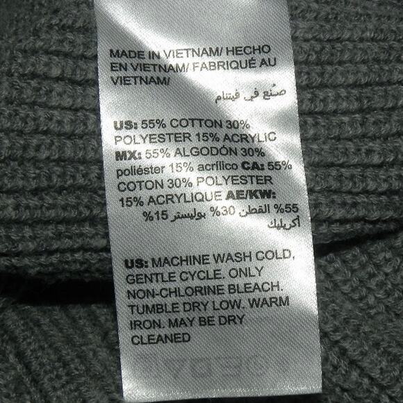 Chico's Women's V-Neck Knit Tunic Sweater Top Gray Size 2 - Picture 5 of 6